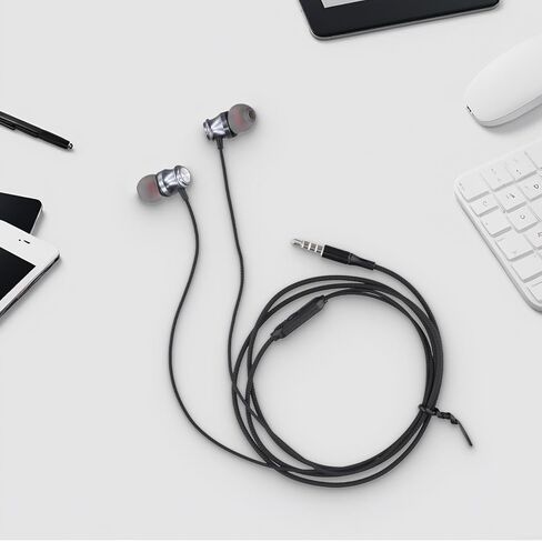 Ergonomic Wired Headphones PC ABS Comfort Fit in Saudi Arabia