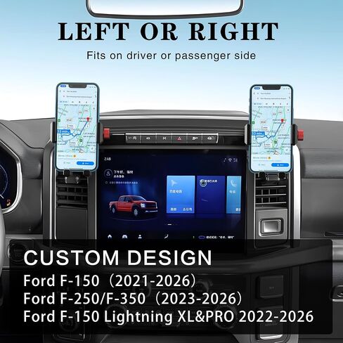 EASEORD Aluminum Vent Phone Mount Compatible with Ford F150 (2021-2026) in Kuwait