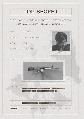 Little Armory LABH04 Resident Evil: Death Island Weapons 2 Plastic Model in Saudi Arabia