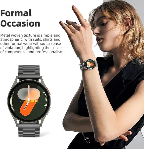 أحزمة ساعة Amazfit Active 2 /Active، 20 مم حزام معصم بديل قابل للتنفس معدني لـ Amazfit GTR mini/Bip U Pro/Bip 3/3 Pro/GTS/GTS 4/3/2 للنساء والرجال in Saudi Arabia