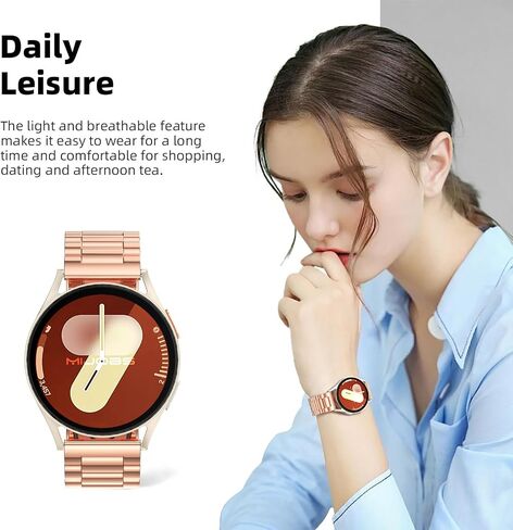 أحزمة ساعة Amazfit Active 2 /Active، 20 مم حزام معصم بديل قابل للتنفس معدني لـ Amazfit GTR mini/Bip U Pro/Bip 3/3 Pro/GTS/GTS 4/3/2 للنساء والرجال in Saudi Arabia