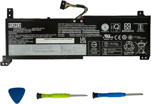بطارية L20L2PF0 38Wh بديلة لجهاز Lenovo IdeaPad 3-14ABA7 3-14ADA6 3-15ALC6 3-15IAU7 3-17IRU7 3-17ITL6 / V14 G2-ALC / V15 G3-ABA / V17 G2-ITL Series L20M2PF0 L20B2PF0 L20C2PF0 L20M2PF8 in Kuwait