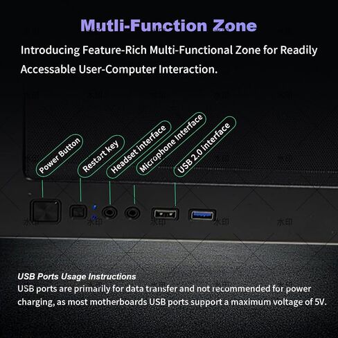 Gaming PC Desktop Computer – Ryzen 7 5800X up to 4.7GHz, GeForce RTX 3050 6GB GDDR6, 16GB DDR4 RAM, 1TB NVMe SSD, WiFi 6 & BT 5.4, 9× ARGB Fans, 650W PSU, Windows 11 Pro in Saudi Arabia