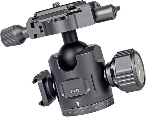 Ball Head Tripod IPX4 240g High Capacity 12KG for Camera Stabilizers Includes Quick Release Plate Quick Release Plate in Saudi Arabia