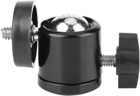 Q29 Aluminium Alloy Mini Ball Head for Digital Camera Tripod, Lightweight 75g Compact 2.76x3.94x1.06in Ballhead with 360° Pan and 90° Tilt, Compatible with Tripod Monopod Lamp Hold in Saudi Arabia