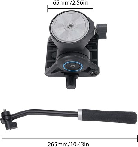 Video Tripod Fluid Head Panorama Base Hydraulic Video Head Camera Tripod Fluid for DSLR Camera in Saudi Arabia