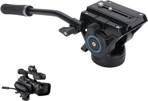 Video Tripod Fluid Head Panorama Base Hydraulic Video Head Camera Tripod Fluid for DSLR Camera in Saudi Arabia