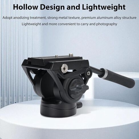 Video Tripod Fluid Head Panorama Base Hydraulic Video Head Camera Tripod Fluid for DSLR Camera in Saudi Arabia