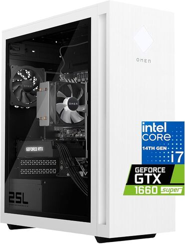 HP OMEN 25L Gaming Tower Desktop, 32GB RAM, 1TB SSD, Intel Core i7-14700F in Saudi Arabia