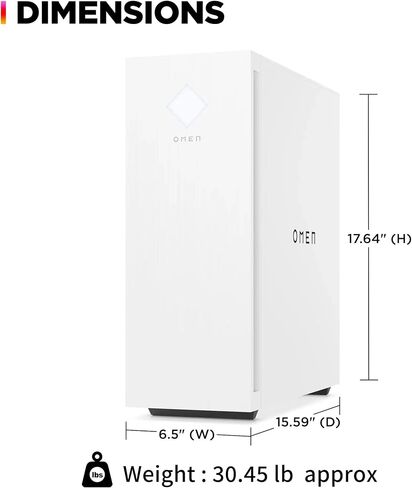 HP OMEN 25L Gaming Tower Desktop, 32GB RAM, 1TB SSD, Intel Core i7-14700F in Saudi Arabia