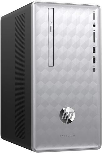 HP Pavilion 590 Desktop Computer, 8th Intel 6 Cores i5-8400, 2.8GHz up to 4.0GHz, 8GB RAM and 16 GB Intel Optane Memory, 1TB HDD, Bluetooth 4.2, WiFi 802.11ac, Windows 11, (Renewed) in Saudi Arabia