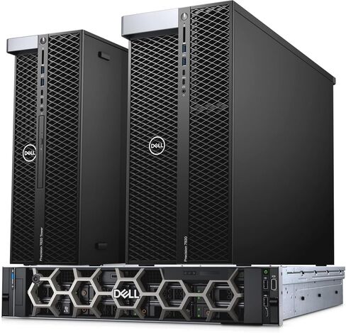 Dell Precision T7820 Workstation Desktop | Xeon Silver - 4210R - 1TB SSD Hard Drive - 64GB RAM | 10 cores @ 3.2 GHz Win 11 Pro Black (Renewed) in Saudi Arabia