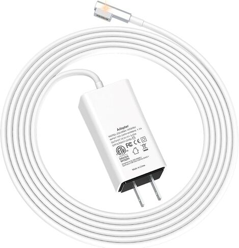 45W Charger Compatible with Mac Book Air, Mag 1 L-Tip Power Adapter Laptop Charger Compatible with Mac Book Air 11/13 Inch (Before Mid 2012 Models), Fast Charger for Old Mac Book in Saudi Arabia
