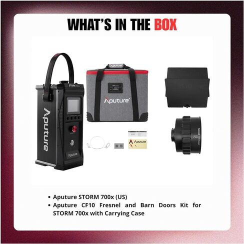 Aputure Storm 700x High-Output LED Monolight Bundle in Saudi Arabia