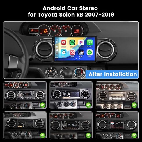 4+64G 9'' Android 15 Car Stereo for Toyota Scion xB 2007-2019 in Saudi Arabia