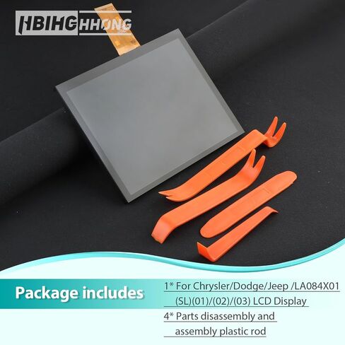 8.4 Inches LCD Screen for Uconnect 4C UAQ Radio Car Touch Screen Replacement for Dodge RAM Jeep Chrysler 2017-2022 LA084X01(SL)(02) with Repair Tools in Saudi Arabia