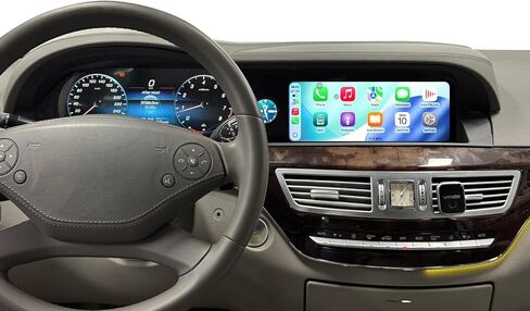 Dual 12.3 inch Triple Screen Display Radio for Mercedes W221 2006-2013 in Saudi Arabia