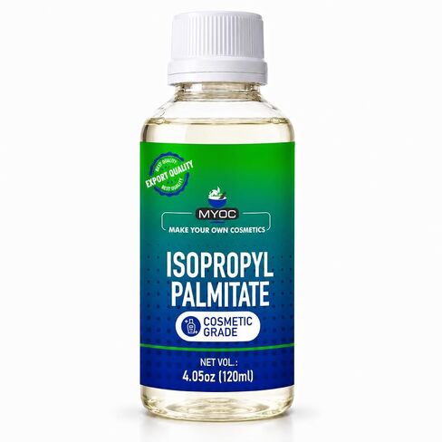 Isopropyl Palmitate – (4.06 fl oz / 120ml) Lightweight Emollient Ester for Creams, Foundations & DIY Formulations | Cosmetic Grade in Kuwait