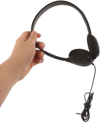 Wired Computer Headphones and 3.5mm Jack 5pcs with Adjustable Headband in Kuwait