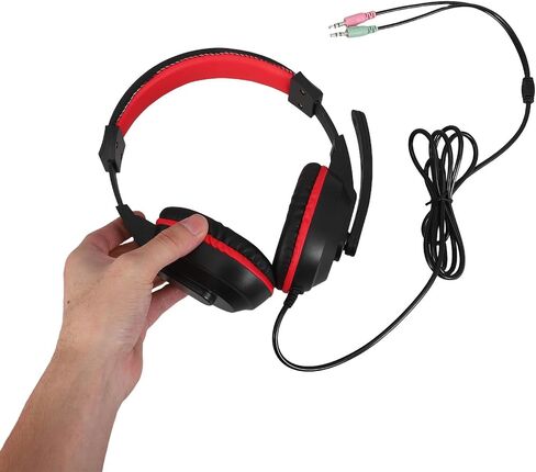NUOBESTY Stereo Headset with Mic, Adjustable ABS Plastic Headphones for PC in Kuwait
