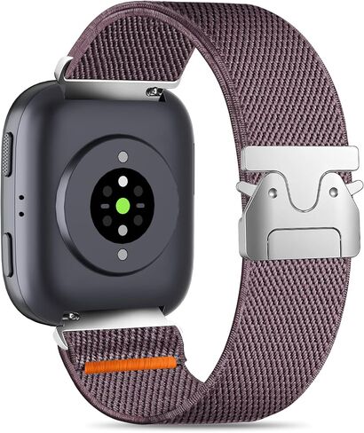 Sunnyson 22mm Watch Band Compatible with Amazfit Bip 6/5/Active Max/Bip MAX, Adjustable Parachute Buckle Stretchy Nylon Strap for OPPO Watch X3/OnePlus Watch 4 Women Men in Saudi Arabia