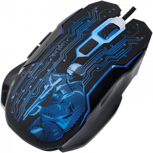 لوجي لينك ID0137 ماوس ألعاب USB 2400 نقطة في البوصة أسود in Kuwait