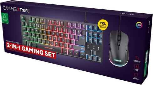 Trust Gaming GXT 833 2-in-1 Gaming Pack French AZERTY Layout in Saudi Arabia
