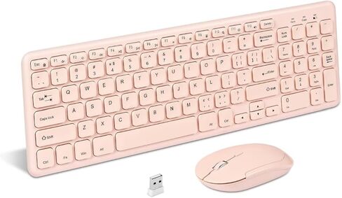 Keyboard and Mouse Combo(Pink) in Saudi Arabia