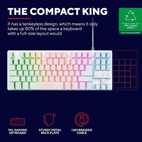 Trust Gaming GXT 794W 3-in-1 Game Pack Italian QWERTY Design in Saudi Arabia