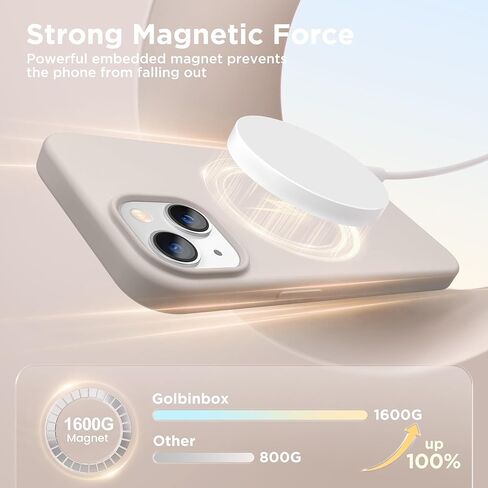 GolbinBox Magnetic for iPhone 18 Pro Max Case/17 Pro Max Case, Chalk Pink in Saudi Arabia
