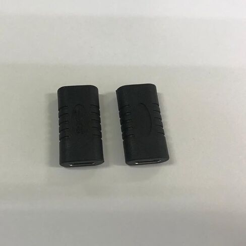 HOMSFOU USB 3.1 Type-c Female to Female Adapter, Black in Saudi Arabia