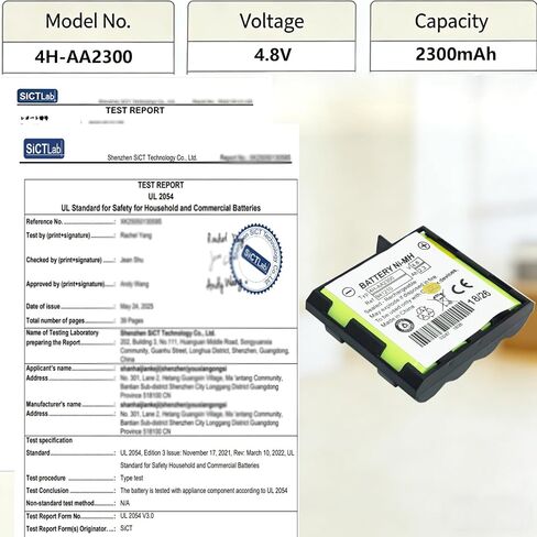 Pattaya High Capacity 2300mAh Compex 4H-AA1500 4H-AA2300 Battery Repacement for Sport Elite, Elite 2.0, Performance, Performance 2.0 and Edge, Edge 2.0,Compex Ni-MH 4H-AA1500 2300mAh Replace in Kuwait