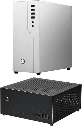 Theater Computer Box Mini-ITX Enclosure for Case Aluminum Desktop FH01 HTPC for Case with USB3.0 Port Itx Enclosure in Saudi Arabia