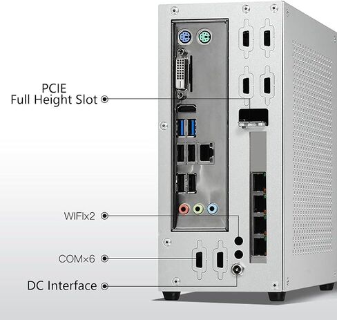 Theater Computer Box Mini-ITX Enclosure for Case Aluminum Desktop FH01 HTPC for Case with USB3.0 Port Itx Enclosure in Saudi Arabia