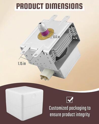 OM75P(31) ESGN Magnetron Fit for Samsung GE Kenmore Microwave Magnetron Assembly Replacement Part Replace WB27X10516, PS239660, 911265, AP3185215, WB27X10343, WB27X1114, WB27X1156 in Saudi Arabia