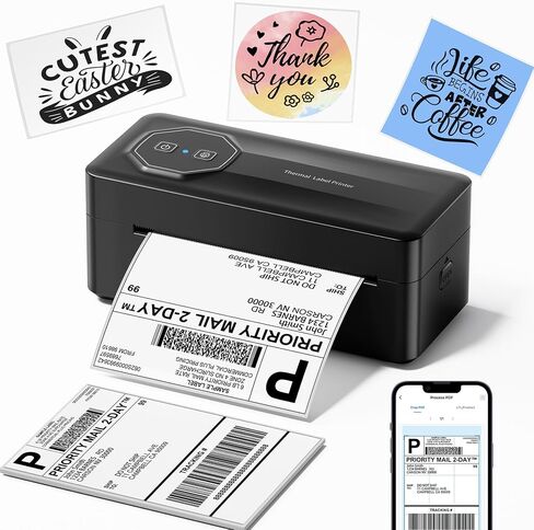 TATTMUSE Bluetooth Thermal Shipping Label Wireless 4x6 Label Printer in Saudi Arabia