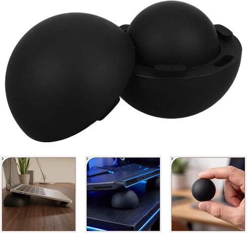 WOONEKY 2pcs Silicone Laptop Stand Balls for Notebook Cooling and Anti Slip in Saudi Arabia