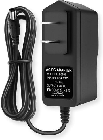 5V 1A Power Supply Adapter, AC to DC 5V Power Adapter, 100-240V 50-60Hz AC Input to DC 5Volt 1Amp Universal Transformer, 【5.5mm x 2.5mm US Plug】 in Saudi Arabia