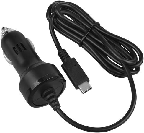 USB-C Car 5V DC Adapter Compatible with Garmin Dezl OTR610 A04157 OTR710 A04158 dēzlCam LGV610 LGV710 DriveSmart 66 76 86 RV Cam 795 GPS Truck Navigator 5VDC 3A Power Supply Cord Charger in Kuwait