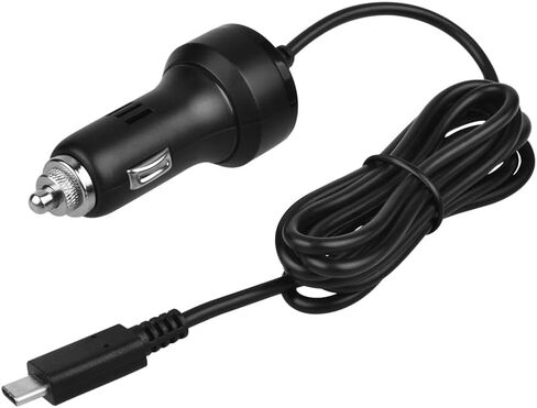 USB-C Car 5V DC Adapter Compatible with Garmin Dezl OTR610 A04157 OTR710 A04158 dēzlCam LGV610 LGV710 DriveSmart 66 76 86 RV Cam 795 GPS Truck Navigator 5VDC 3A Power Supply Cord Charger in Kuwait