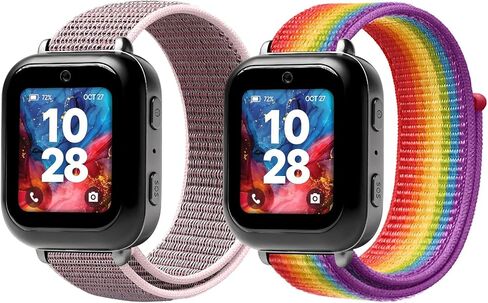 Kids Nylon Bands Compatible with Bark Watch, Hook&Loop Band for Boys Girls in Saudi Arabia