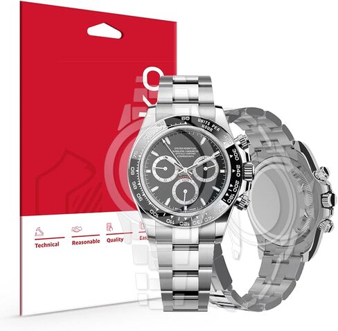 skoko [1Set Full Package Body Protection Film Compatible with Rolex Daytona 40mm Ref. 116500, Glossy Clear Skin, Full Coverage, Anti Scartch, Extra pieces for tricky areas in Kuwait