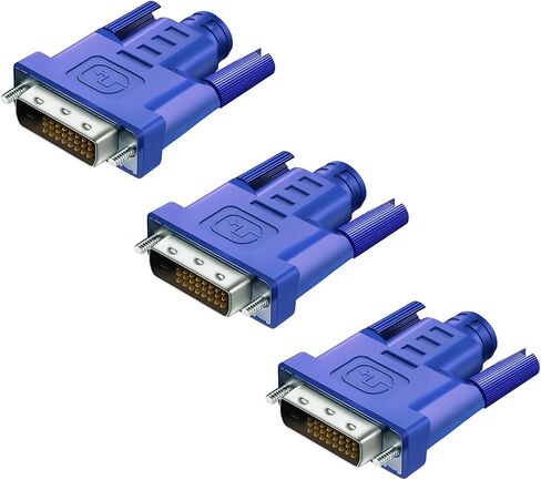 NEW DVI 4K 3840x2160@60Hz Graphics Card Display GPU Detection Monitor DVI Dummy Plug Adapter Fit Headless-2560x1600@60Hz、1920X1080@60/120Hz (DVI-4K-60Hz-3Pack) in Saudi Arabia