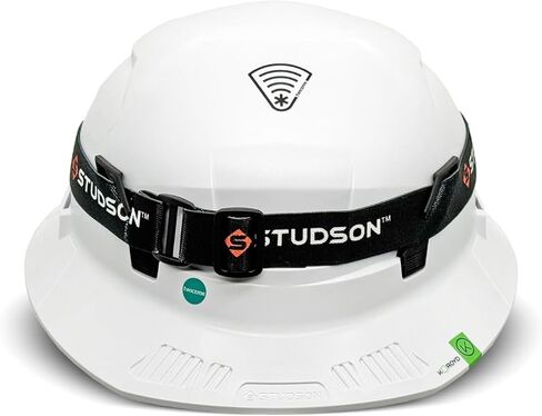 مصباح أمامي قياسي قابل لإعادة الشحن من STUDSON SHK-1 - ضوء عمل LED 150 لومن مع تنشيط مستشعر الحركة، 5 أوضاع إضاءة، شحن USB-C، خوذة خفيفة الوزن متوافقة in Kuwait
