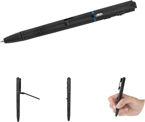 OLIGHT O'Pen 3 4-in-1 Pen Flashlight Black with 3 Ballpoint Refills in Saudi Arabia