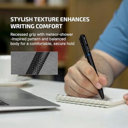 OLIGHT O'Pen 3 4-in-1 Pen Flashlight Black with 3 Ballpoint Refills in Saudi Arabia