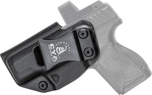 CYA Supply Co Base Optic Rdy IWB Holster, Black, Veteran Owned, Made in USA in Saudi Arabia
