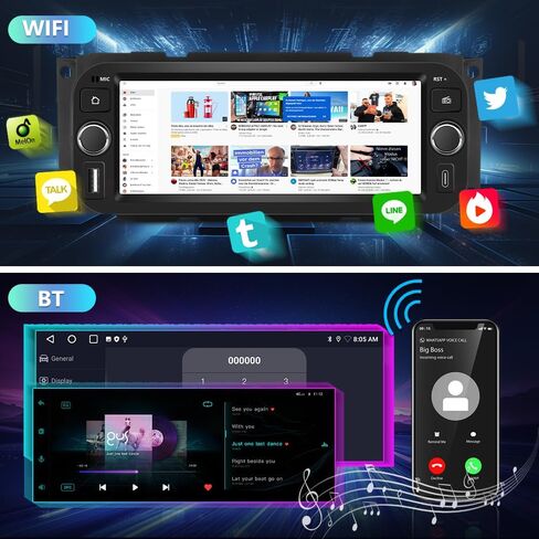 Android 13 Car Radio for Dodge RAM 2002-2005 1500 2500 3500 [2GB+64GB] in Saudi Arabia