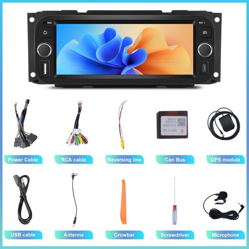 Android 13 Car Radio for Dodge RAM 2002-2005 1500 2500 3500 [2GB+64GB] in Saudi Arabia