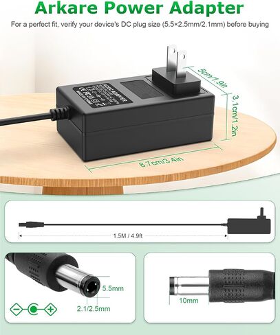 12V 3A Power Supply AC Adapter AC 100V-240V to DC 12Volt 3amp Power Cord in Saudi Arabia
